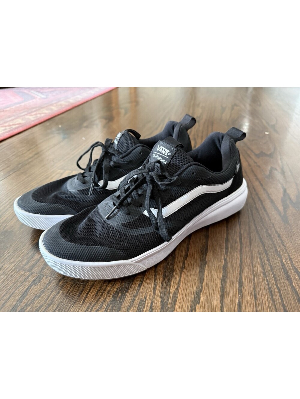 Vans Ultra Range Rapidweld EXO Mens US 13 Black White Skate Shoes Sneakers
